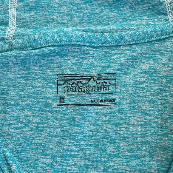 Patagonia Women’s lightweight Full Zip Jacket size medium blue/green color - Picture 6 of 15